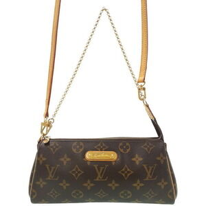 LOUIS VUITTON Monogram Eva Shoulder Bag Brown